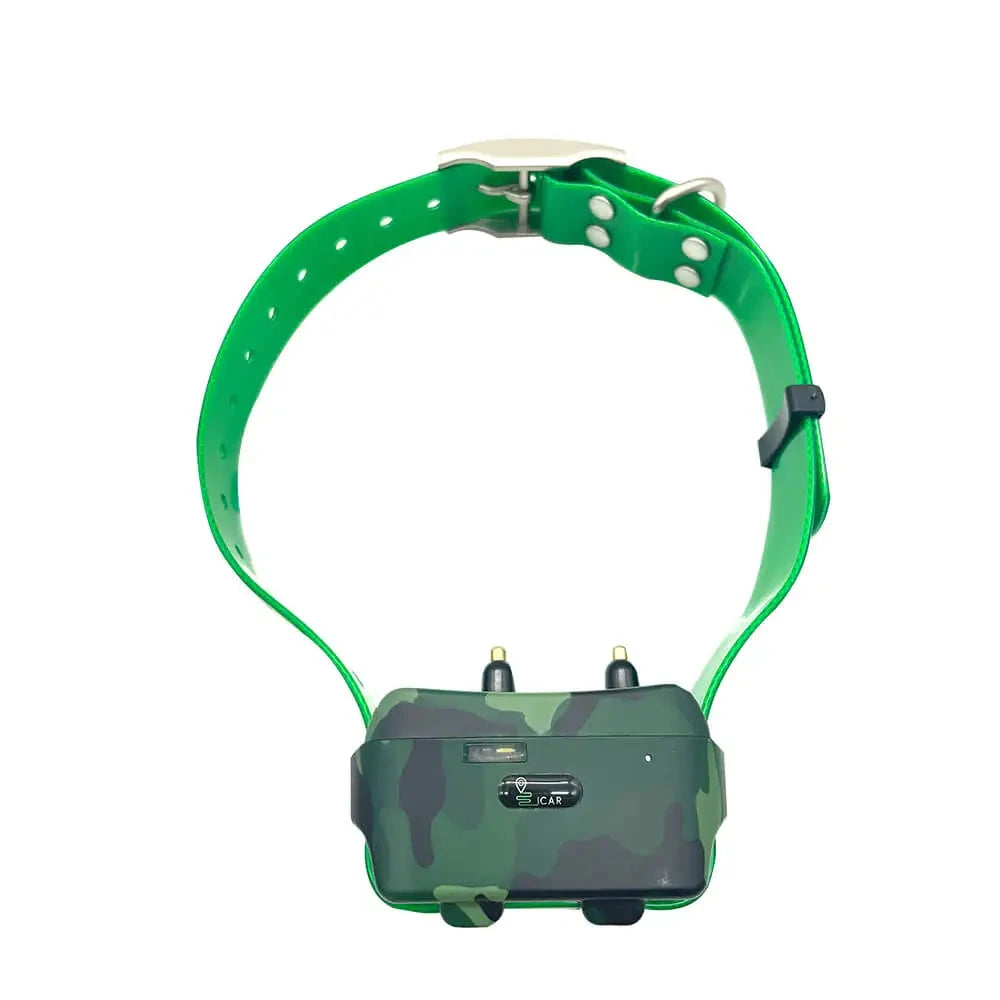 collier gps pour chien  de couleur vert et militaire pour les chiens qui chasse. Collier chien gps de Boutiquechien
