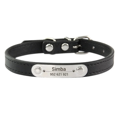 Collier chiot 3 mois noir