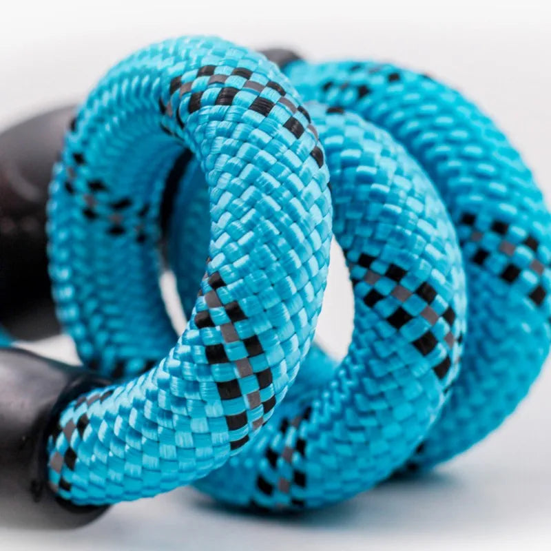 Collier lasso pour chien de couleur bleu tressé. image produit Boutiquechien