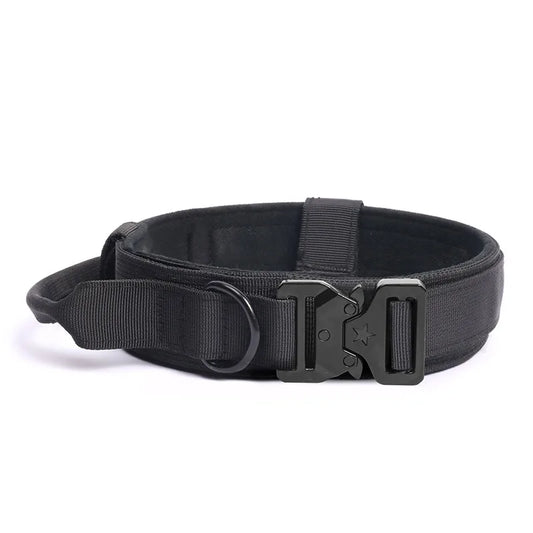 Collier militaire chien noir