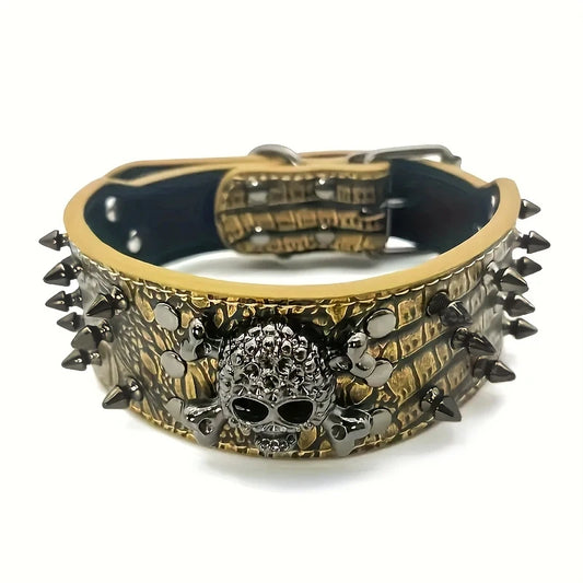 Collier pour chien a clous