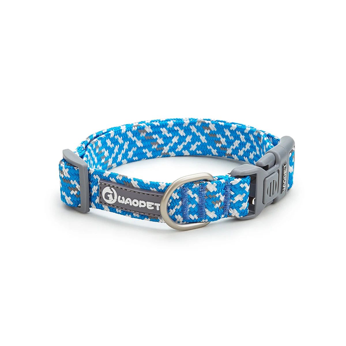 Collier pour chiot de couleur bleu et blanc pour les chiots staffies