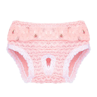 Culotte pour chien de couleur rose pour les petits chiens. Image produit Boutiquechien