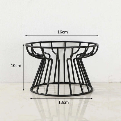 Dimension total du support de gamelle de couleur noir avec toutes les tailles. Image produit Boutiquechien 