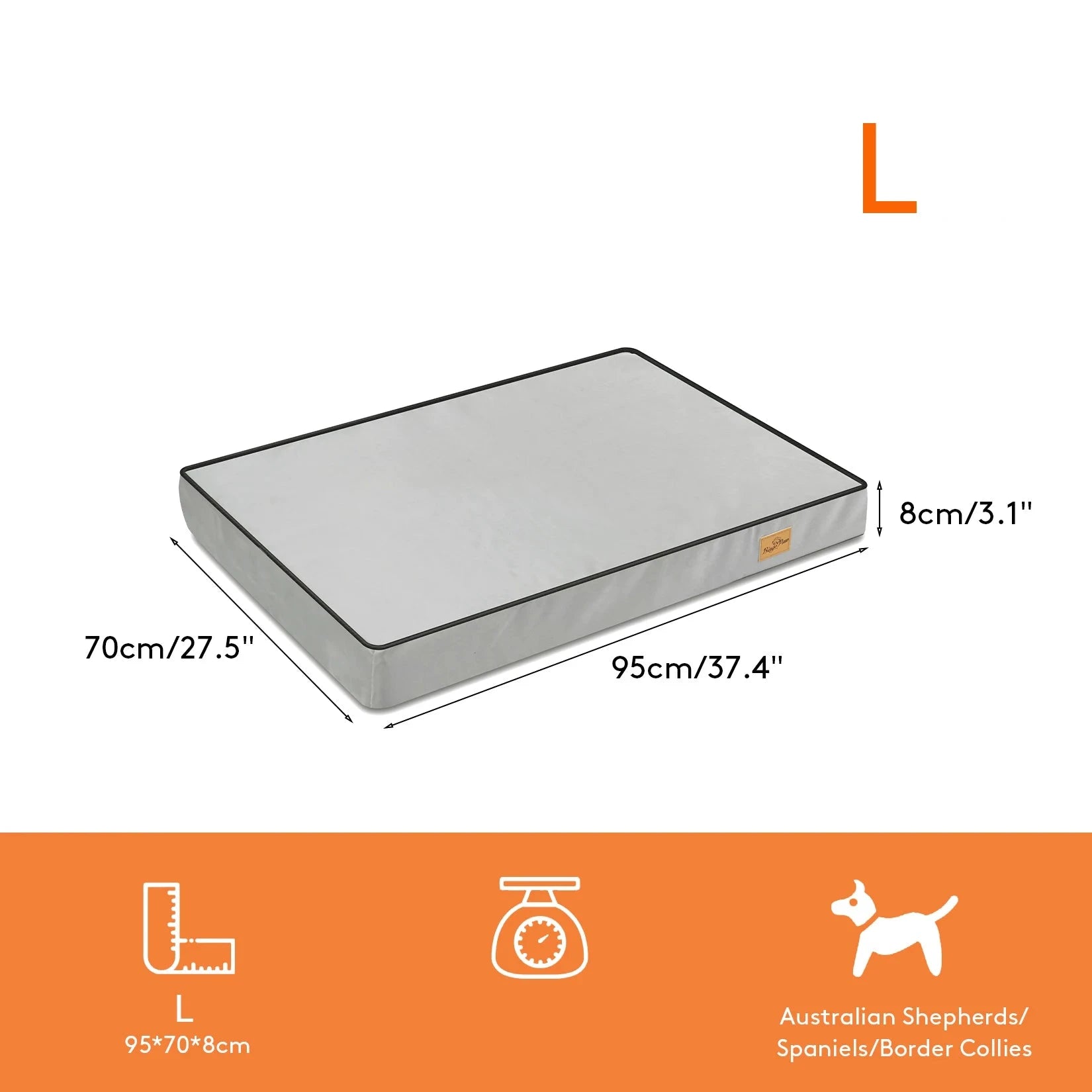 tailles pour tapis de taille L. Image produit Boutiquechien