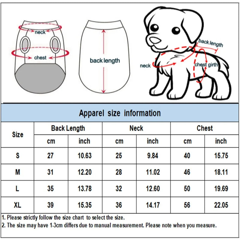 Dimensions total du peignoir pour chien en forme de tableau. Image produit Boutiquechien