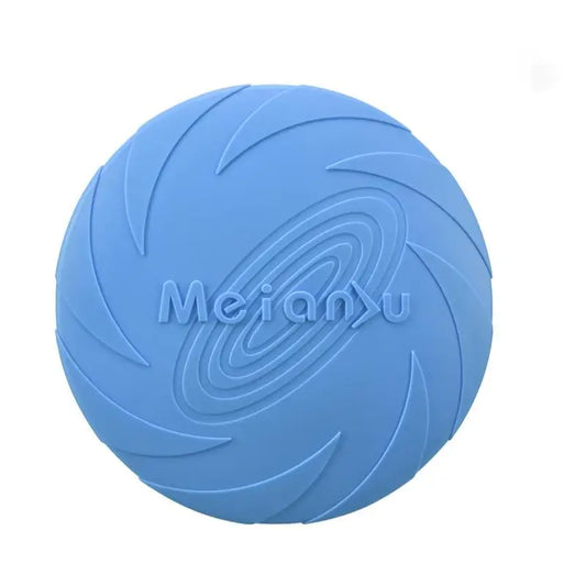 Frisbee pour chiens résistant et durable de couleur blanc. Image produit Boutiquechien
