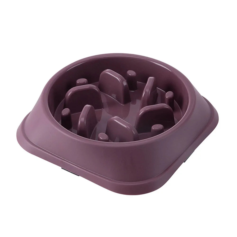 Gamelle pour chien anti glouton de couleur brun. Image produit Boutiquechien