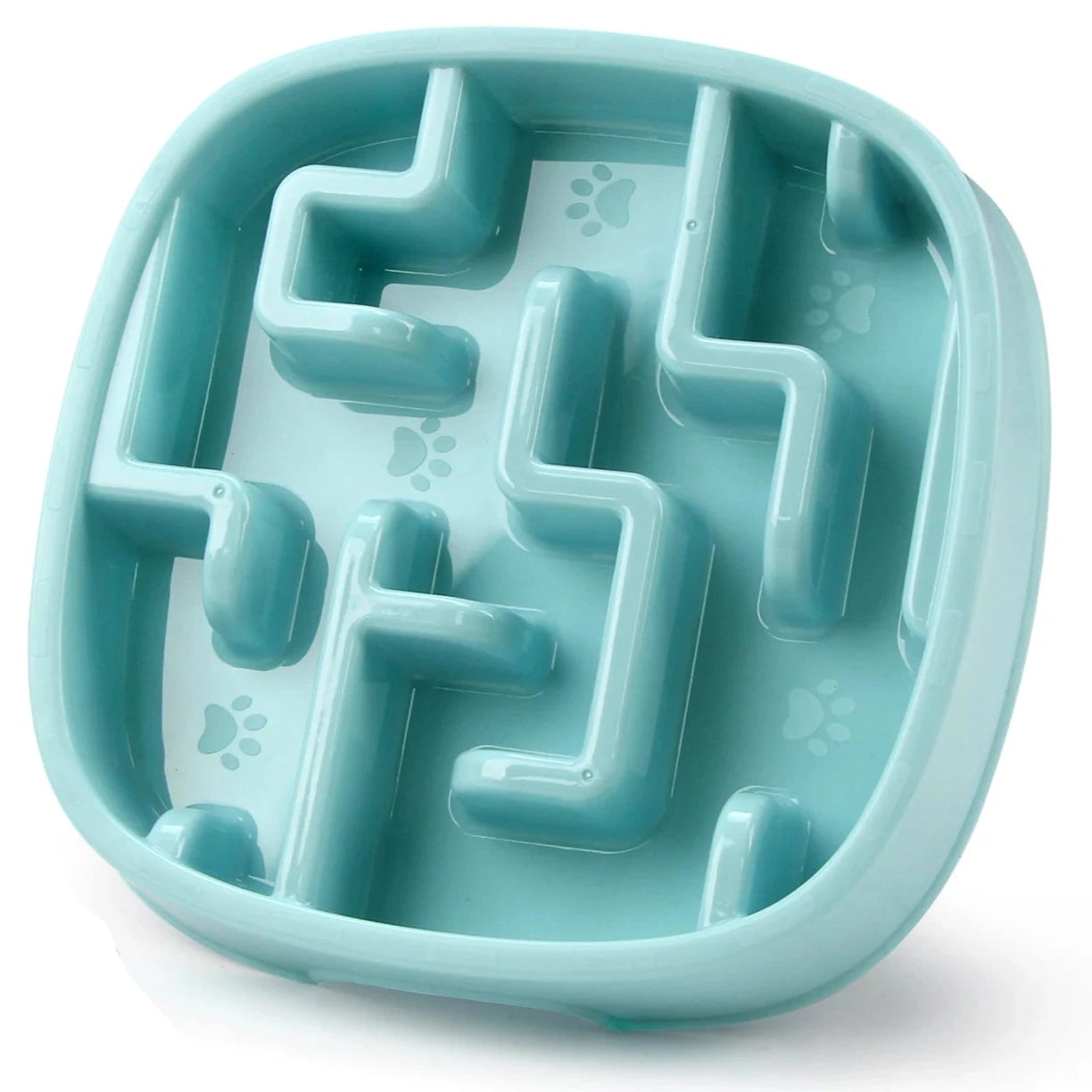 gamelle pour chien anti glouton de couleur bleu pour chien de boutiquechien