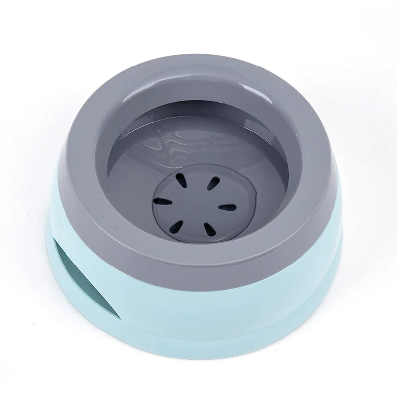 Gamelle anti renversement chien bleu et gris 