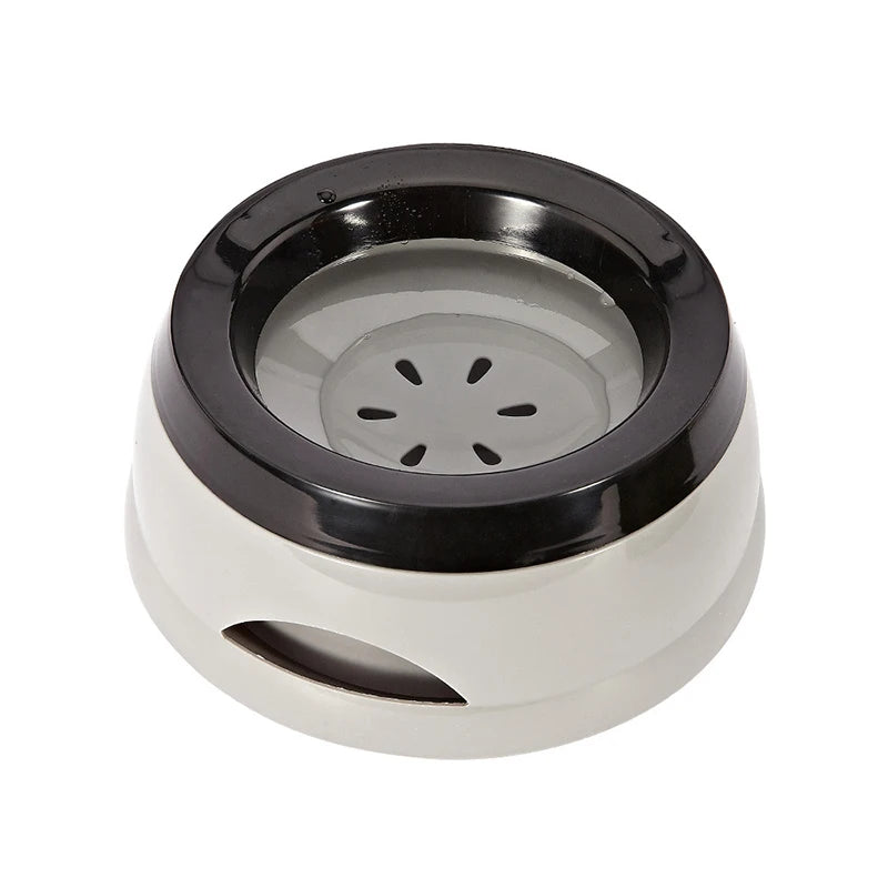 Gamelle anti renversement chien noir et gris 
