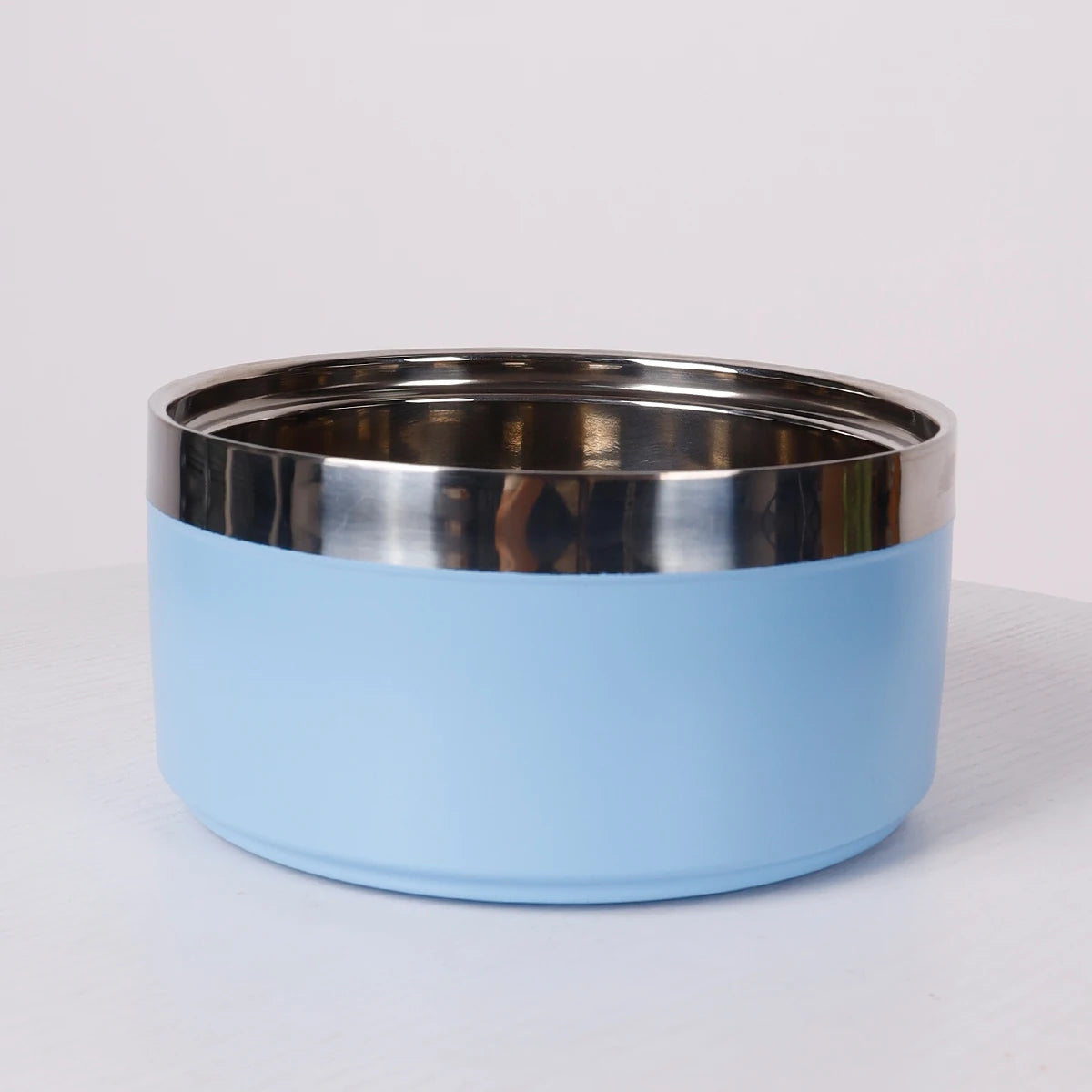 Gamelle pour chien bleu anti-dérapante et inox. Image produit Boutiquechien