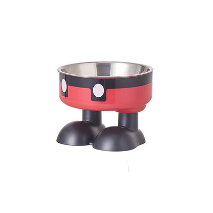 Gamelle chien longues oreilles rouge et noir 