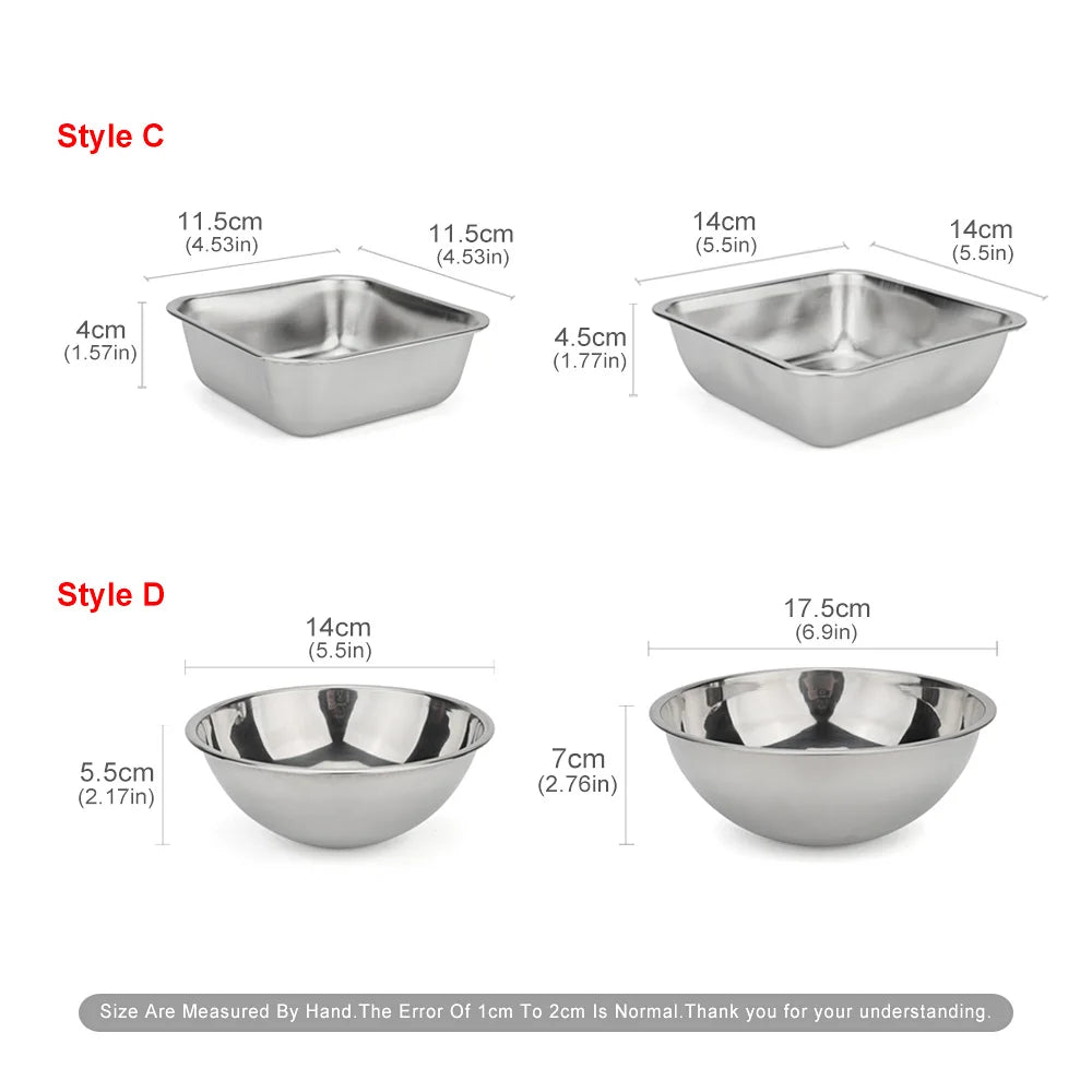 Gamelle chiot inox dimensions total