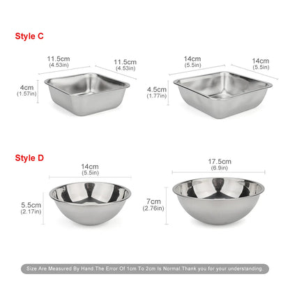Gamelle chiot inox dimensions total