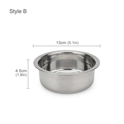Gamelle chiot inox avec rebord