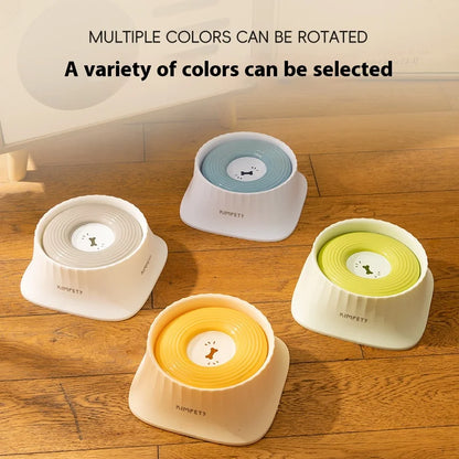 Gamelle eau chien anti glouton couleurs 