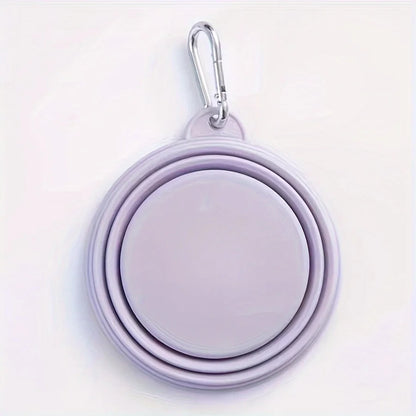Gamelle pour chien pliante de couleur violette. Image produit Boutiquechien