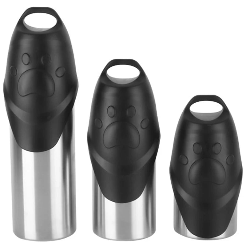 Gourde en inox pour chien toutes tailles 