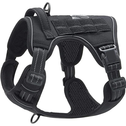 Harnais anti traction chien 30 kg noir