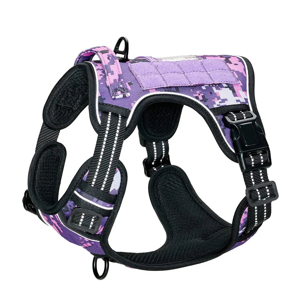 Harnais anti traction chien 30 kg violet