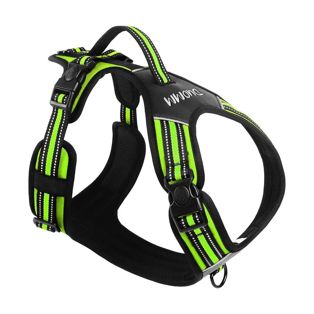 Harnais anti traction chien trixie jaune