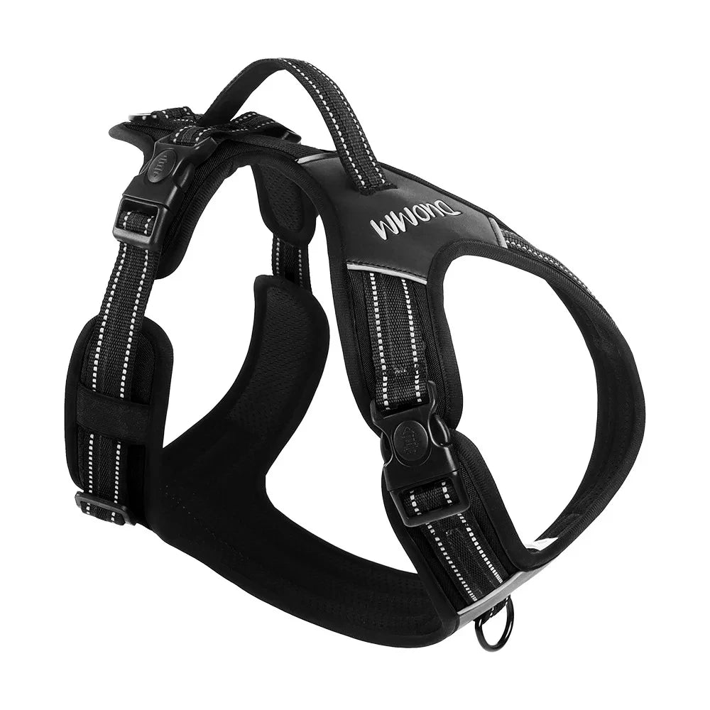 Harnais anti traction chien trixie noir