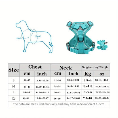 Harnais anti traction petit chien dimensions