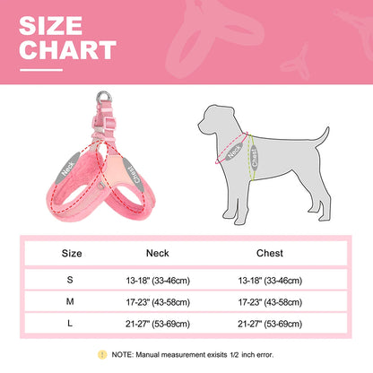 Harnais baudrier pour petit chien dimensions 