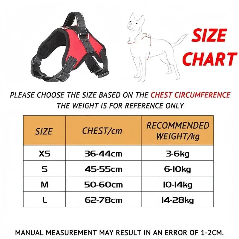 Harnais canicross border collie dimensions 