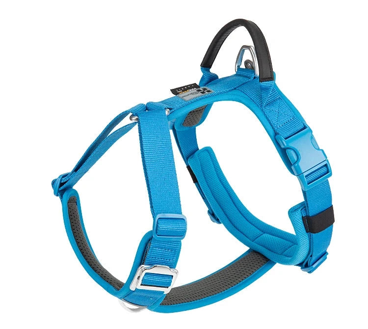 Harnais chien XS bleu ciel 