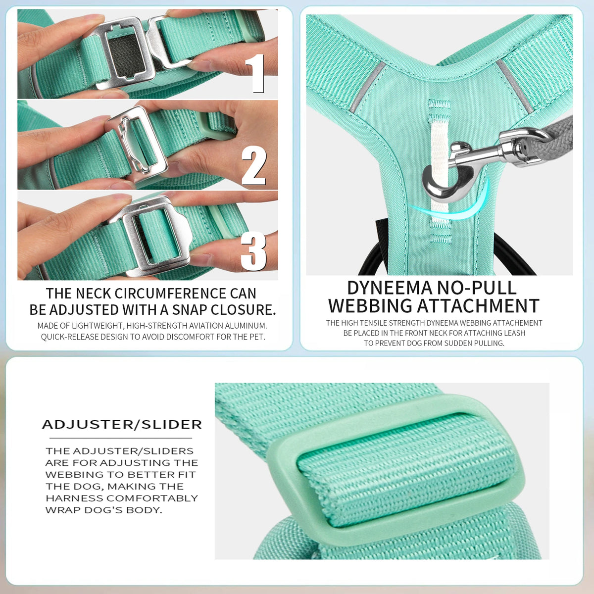 Harnais chien XS caracteristiques produits 