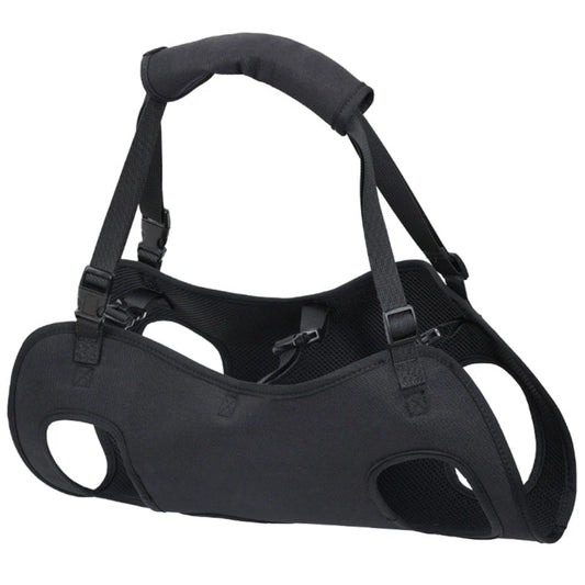 Harnais de levage pour chien de couleur noir. Image produit de boutiquechien