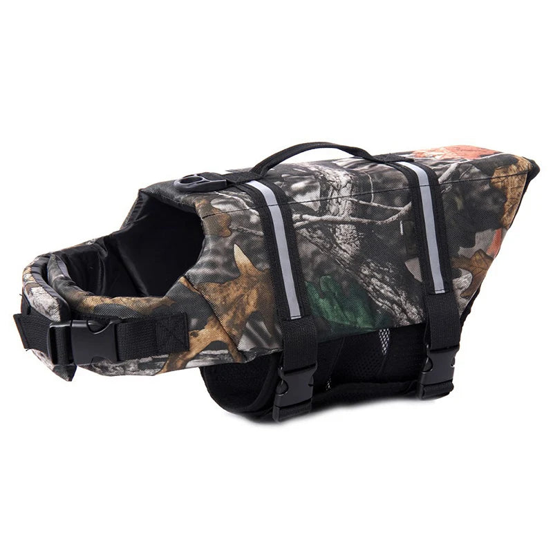 harnais de sauvetage camouflage de couleur noir. Image produit Boutiquechien