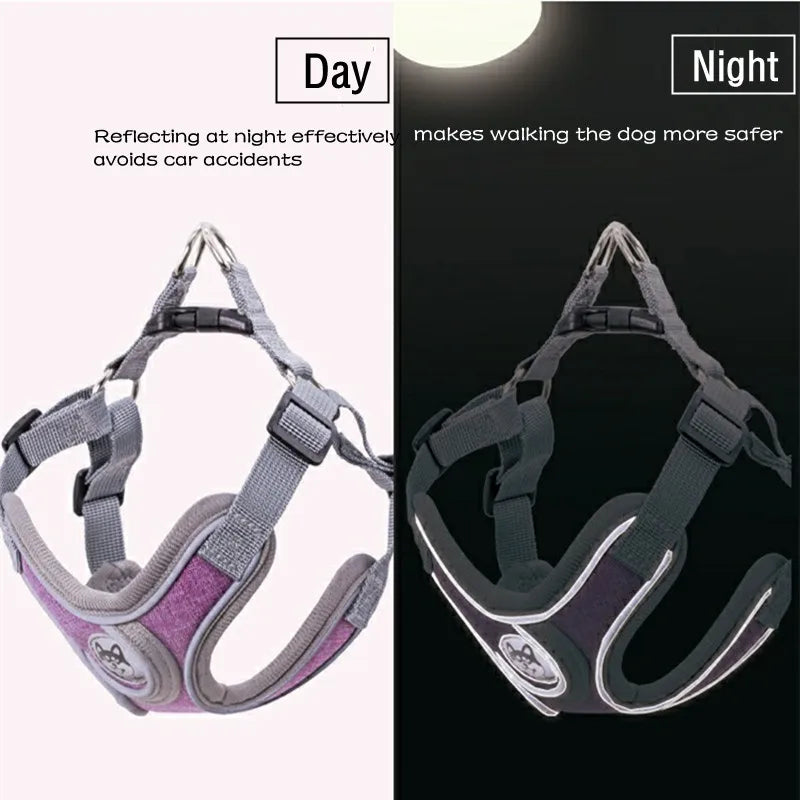 Harnais ergonomique chien reflechissant  Image