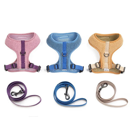 Harnais petit chien en y avec laisse assortie pour petit chien. Image produit Boutiquechien