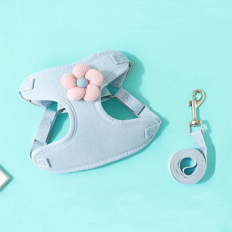 Harnais pour chien sensible de petite taille bleu de boutiquechien en lot