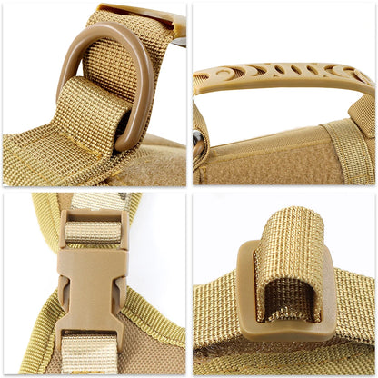 Élément tactique pour chiot réglable. Harnais chien tactique beige de Boutiquechien