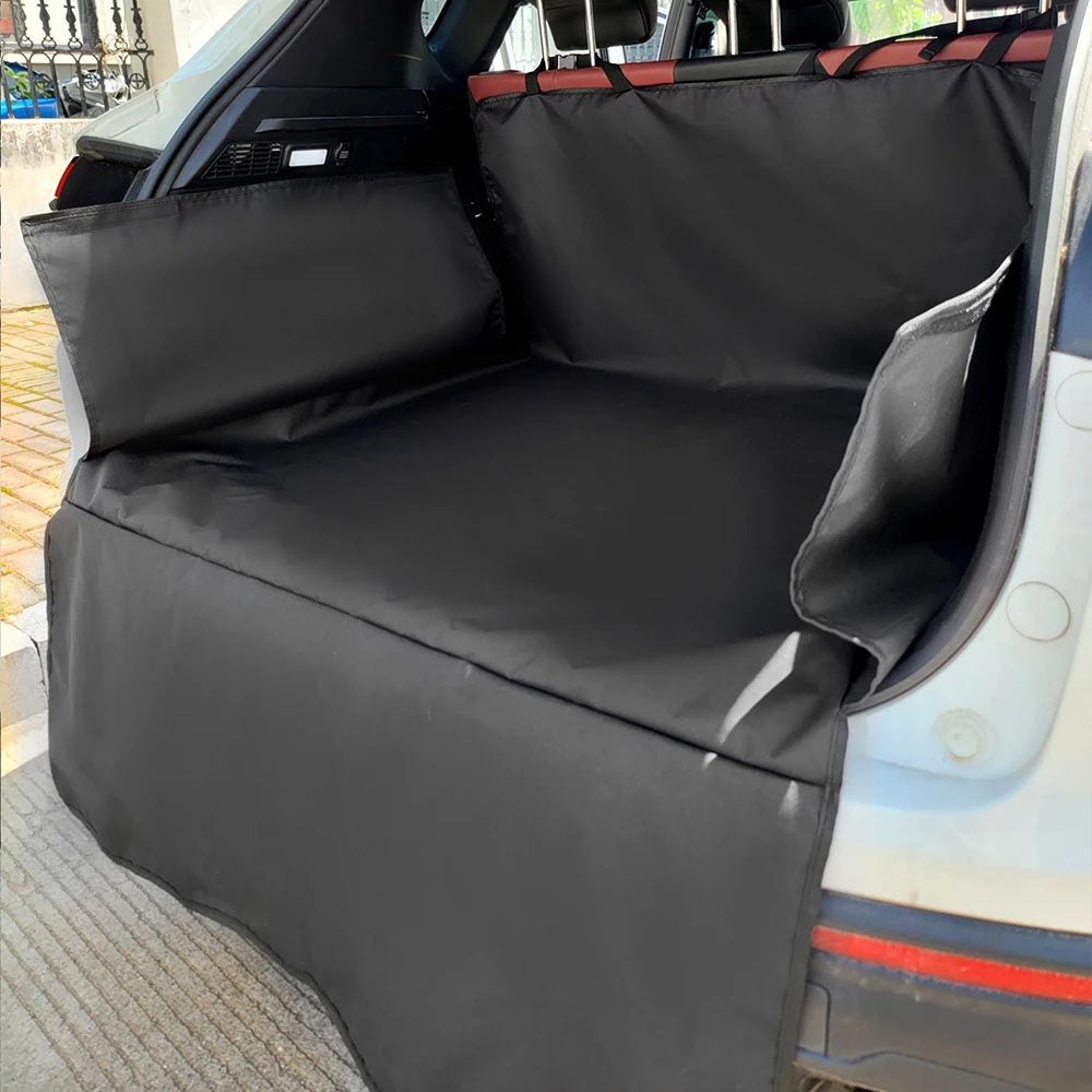 Housse protection pour chien voiture vue de cote 