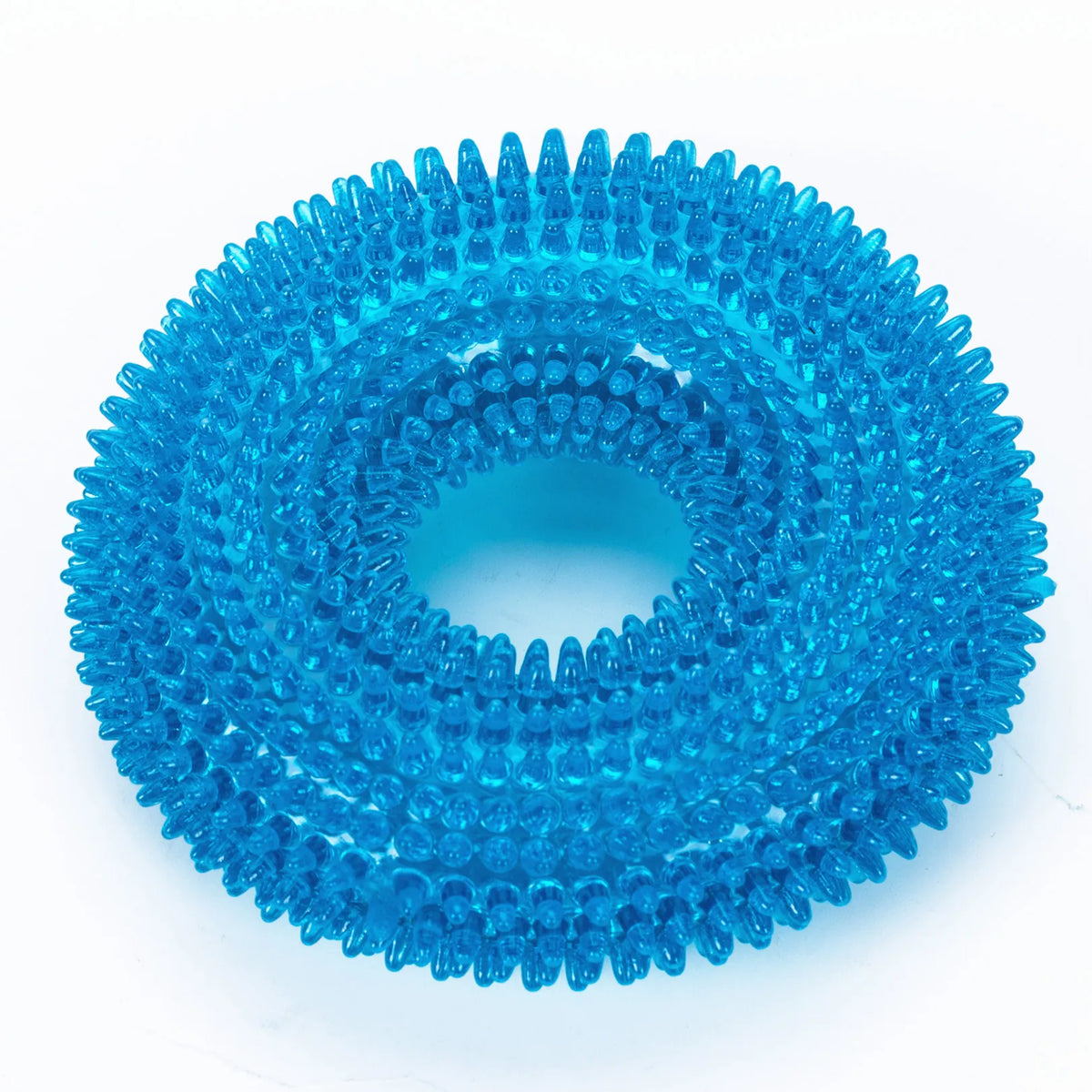 Jouet pour chien résistant de couleur bleu durable pour chien. Image produit Boutiquechien