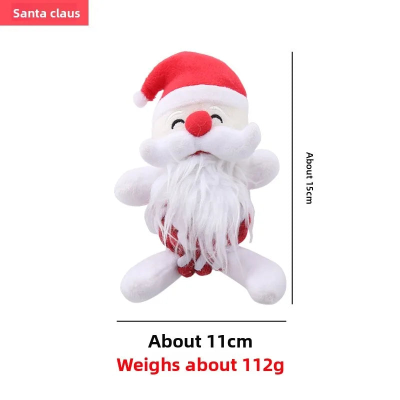 Jouet mastication chiot pere noel