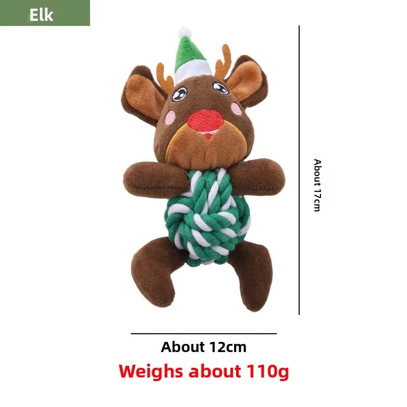 Jouet mastication chiot renne