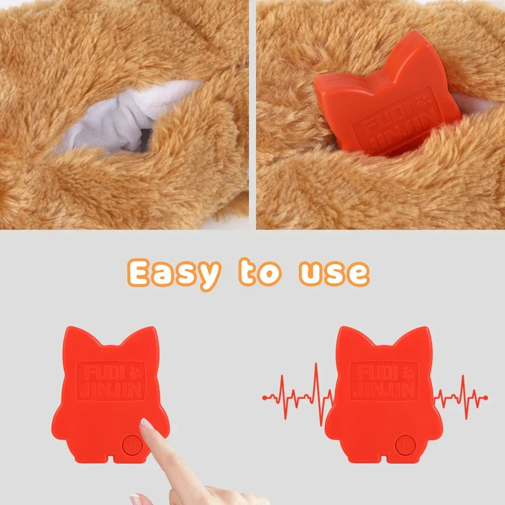 Jouet pour chiot 3 mois avec vibration du coeur Image
