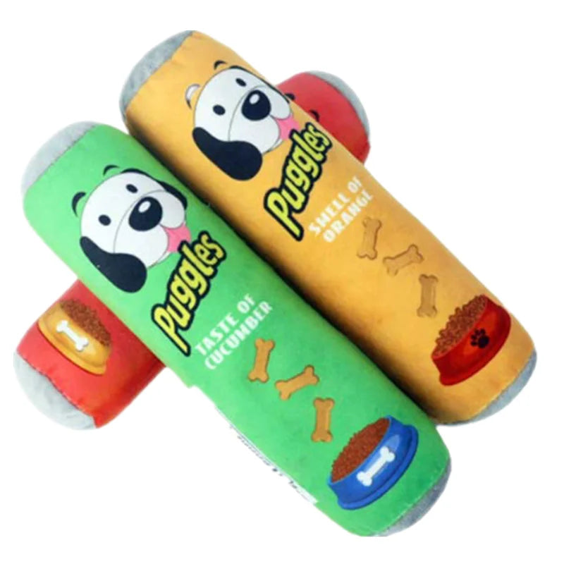 Jouet pour chiot border collie mis en valeur pose