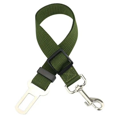 Laisse ceinture chien kaki foncé de boutiquechien