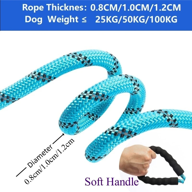 Laisse chien corde 2m tailles 