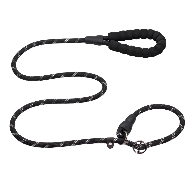 Laisse chien corde 2m noir