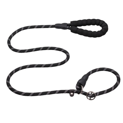 Laisse chien corde 2m noir