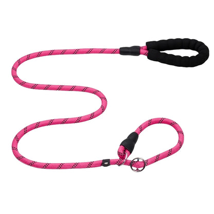 Laisse chien corde 2m rose