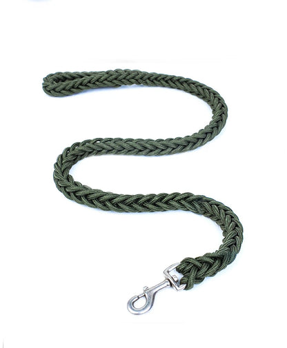 Laisse corde gros chien vert fonce